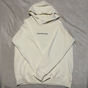 Seek Discomfort hoodie sweatshirt BNWOT Size Large